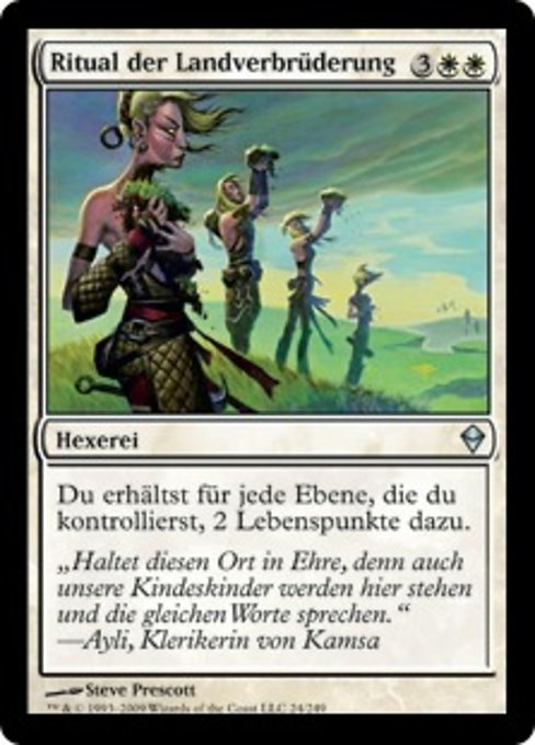 Ritual der Landverbrüderung