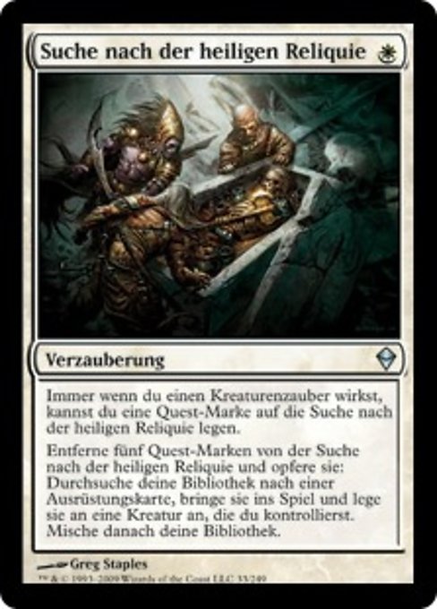 Suche nach der heiligen Reliquie