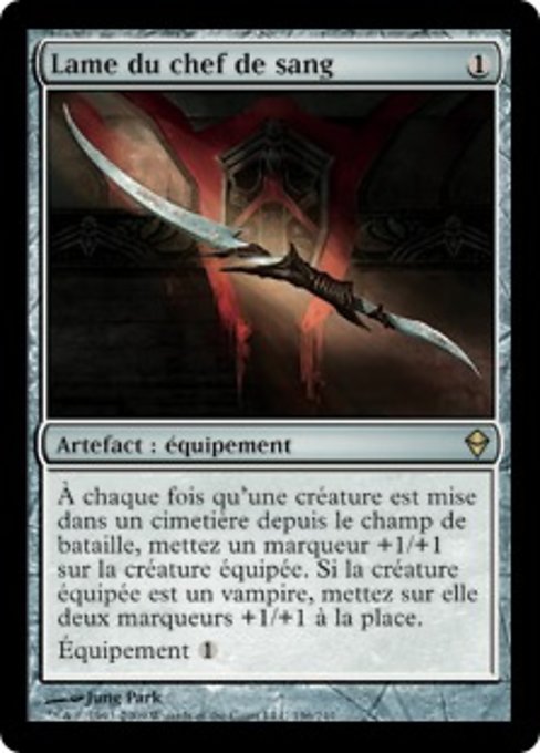 Lame du chef de sang