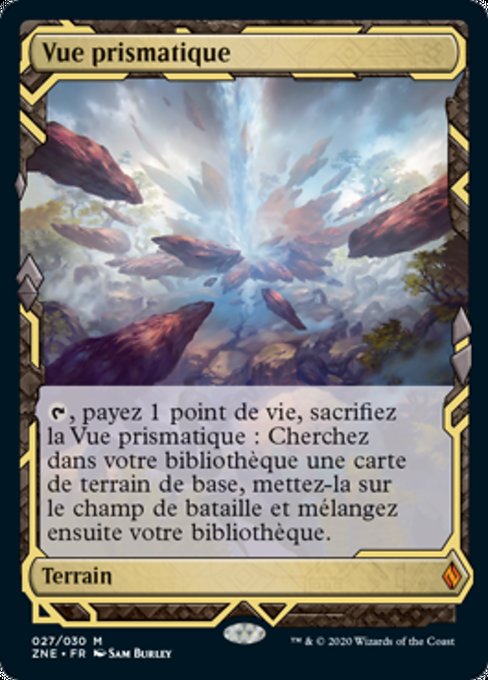 Vue prismatique