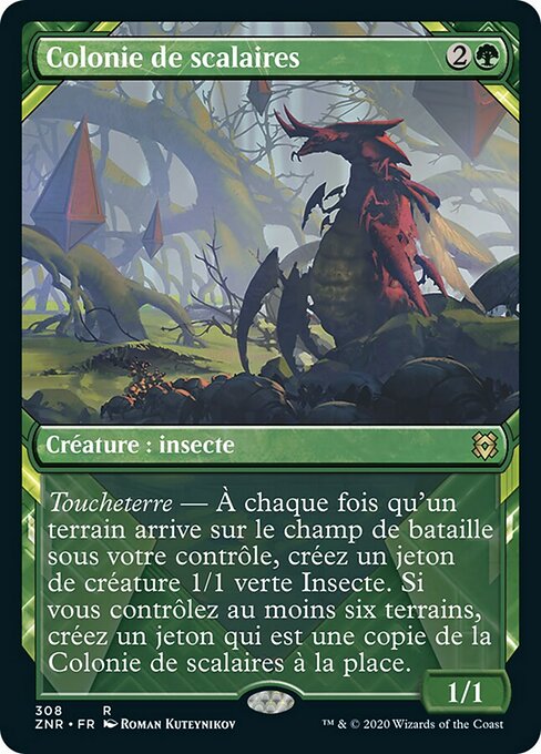 Colonie de scalaires