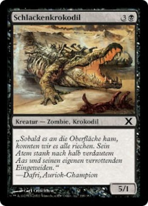 Schlackenkrokodil