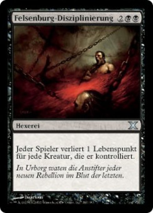 Felsenburg-Disziplinierung