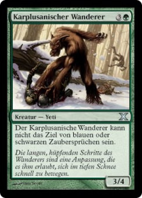 Karplusanischer Wanderer