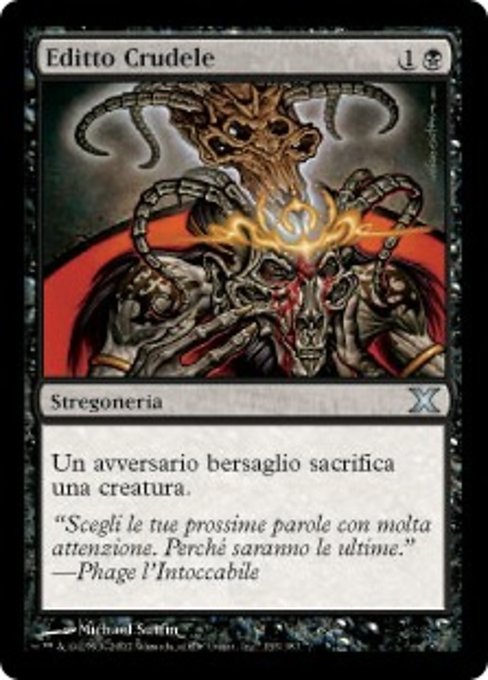 Editto Crudele