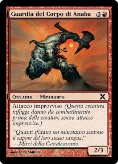 Guardia del Corpo di Anaba