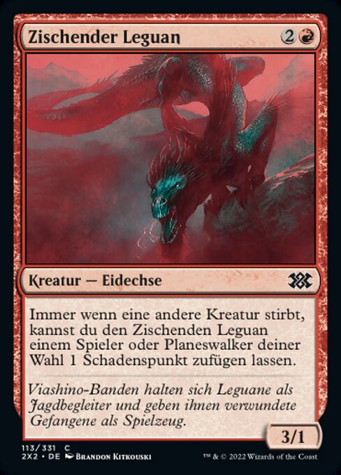Zischender Leguan