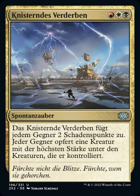 Knisterndes Verderben