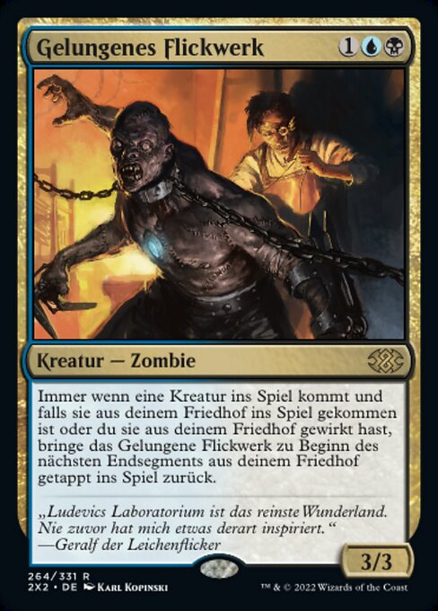 Gelungenes Flickwerk