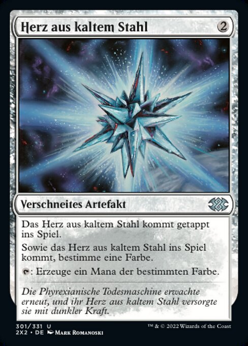 Herz aus kaltem Stahl