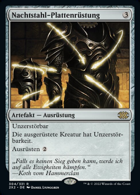 Nachtstahl-Plattenrüstung