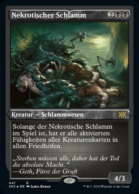 Nekrotischer Schlamm