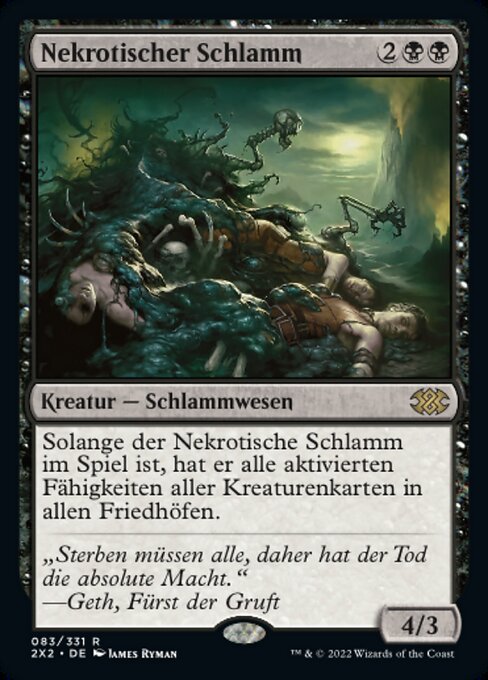 Nekrotischer Schlamm