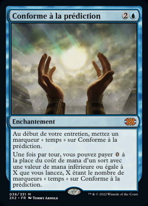 Conforme à la prédiction