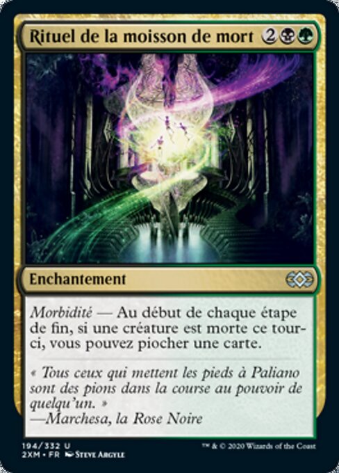 Rituel de la moisson de mort