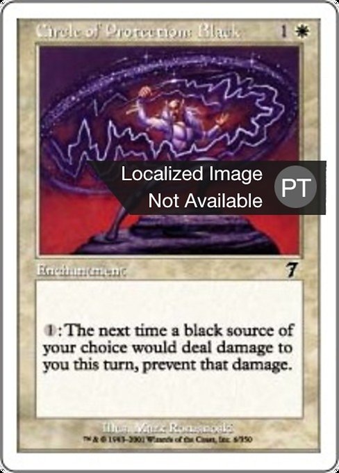 Círculo de Proteção: Preto