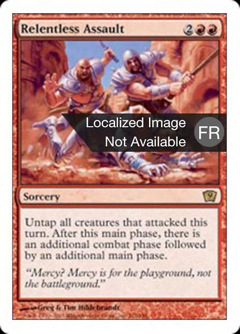 Assaut implacable
