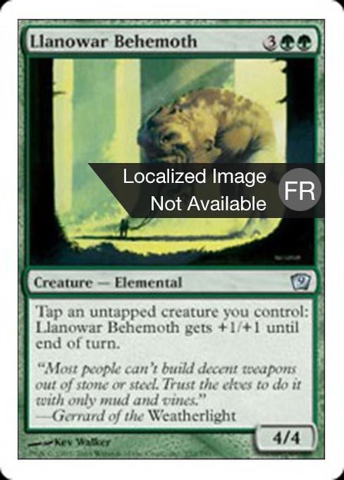 Béhémoth de Llanowar