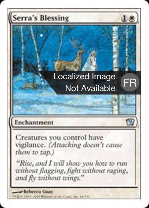 Bénédiction selon Serra