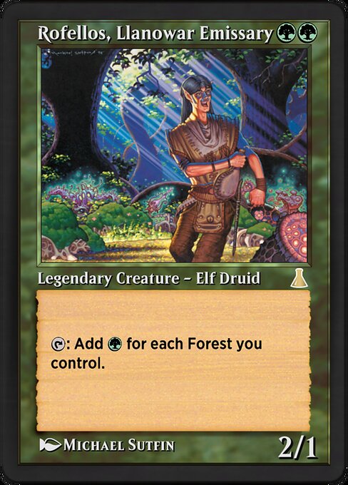 Rofellos, Llanowar Emissary