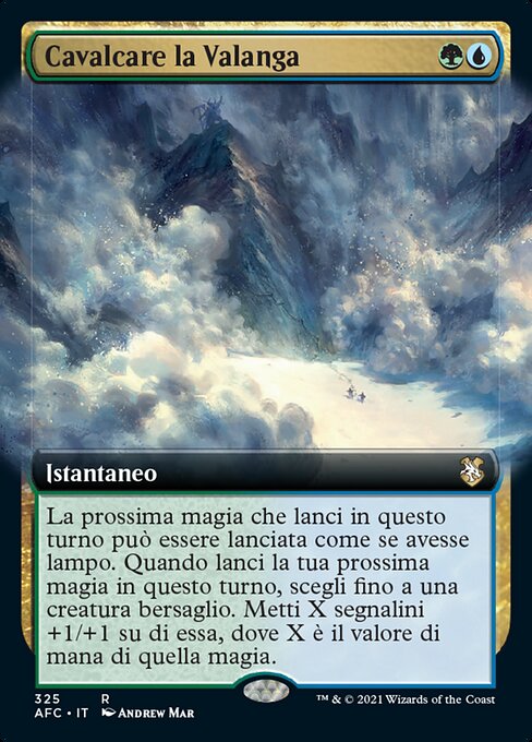 Cavalcare la Valanga