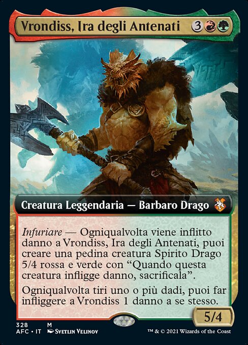 Vrondiss, Ira degli Antenati