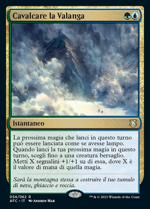 Cavalcare la Valanga