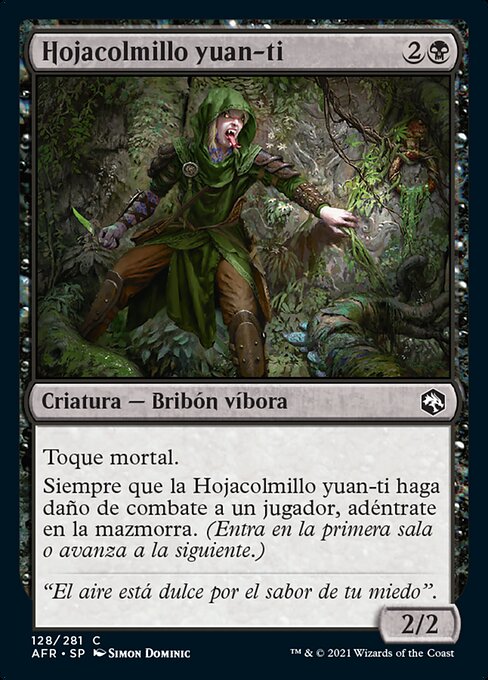 Hojacolmillo yuan-ti