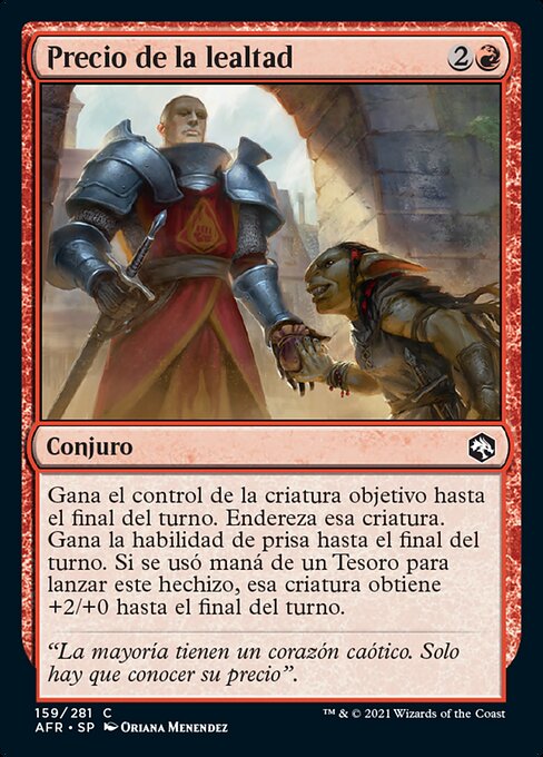 Precio de la lealtad