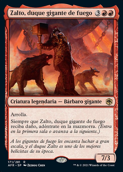 Zalto, duque gigante de fuego