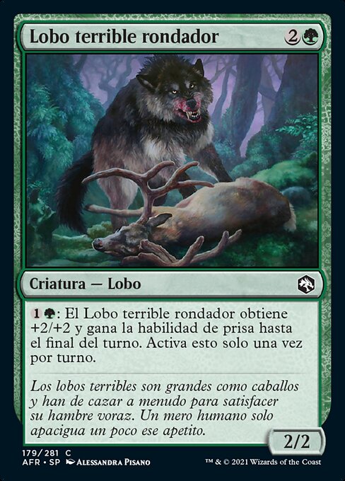 Lobo terrible rondador