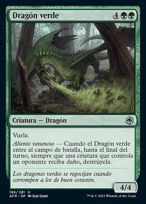 Dragón verde