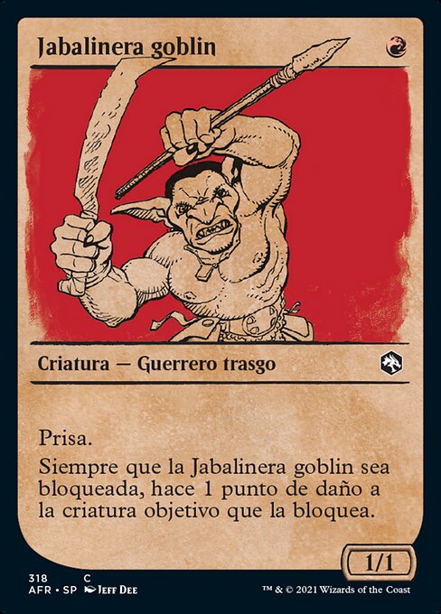 Jabalinera goblin