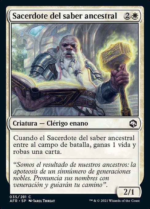 Sacerdote del saber ancestral