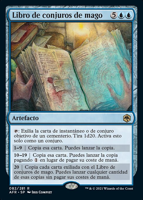 Libro de conjuros de mago