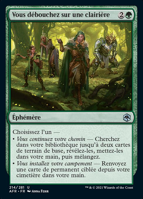 You Happen On a Glade