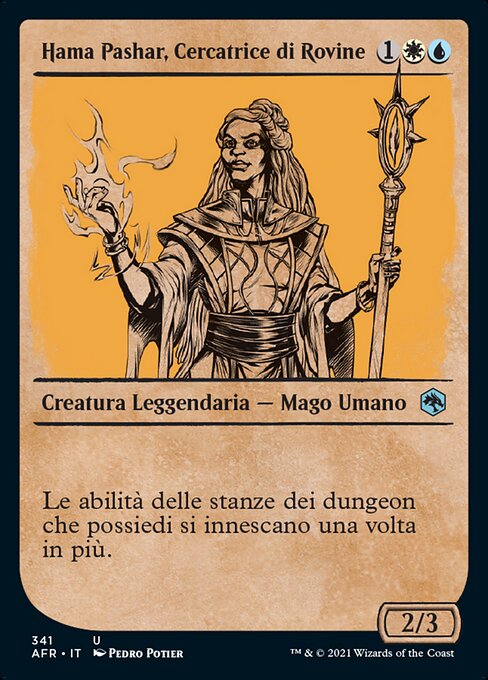 Hama Pashar, Cercatrice di Rovine