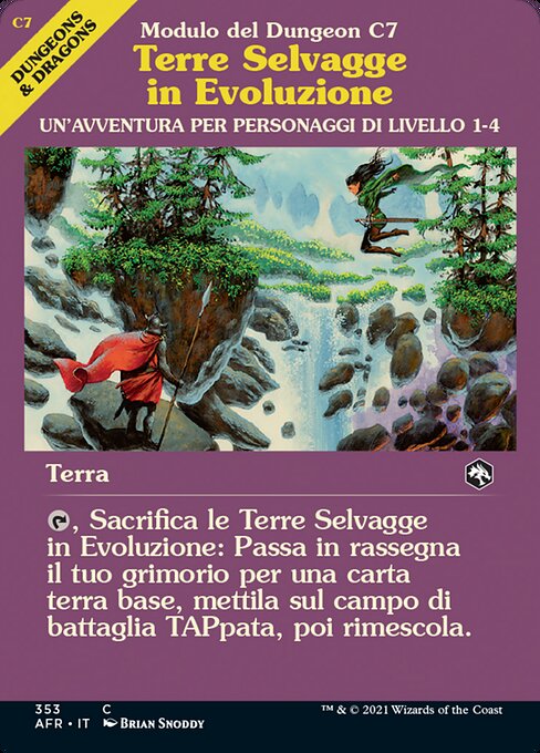 Terre Selvagge in Evoluzione