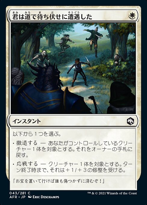 You're Ambushed on the Road