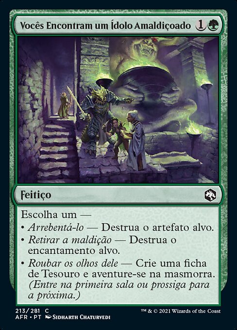 You Find a Cursed Idol