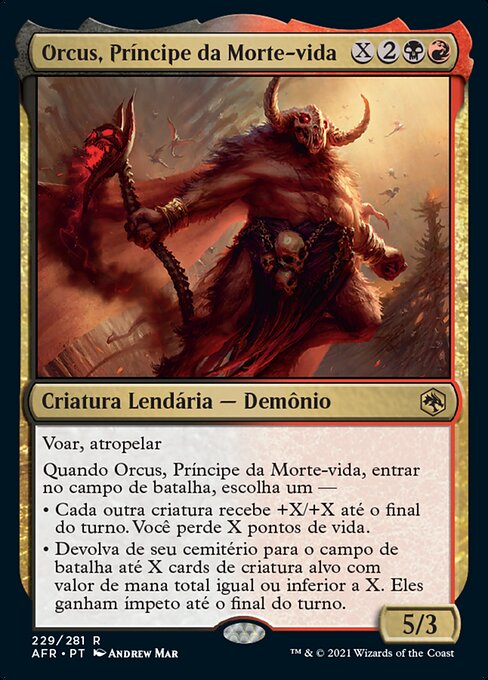 Orcus, Prince of Undeath