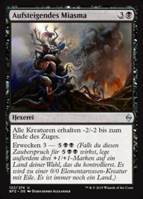 Aufsteigendes Miasma
