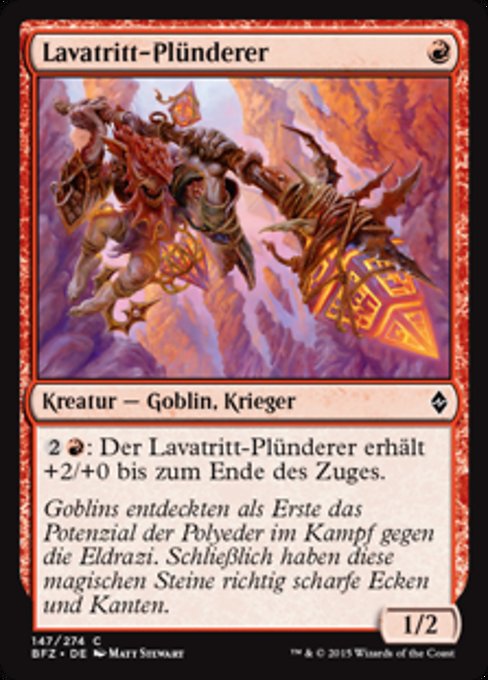 Lavatritt-Plünderer