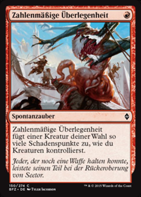 Zahlenmäßige Überlegenheit