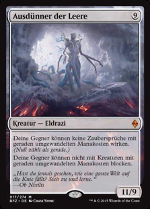 Ausdünner der Leere