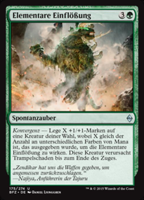 Elementare Einflößung