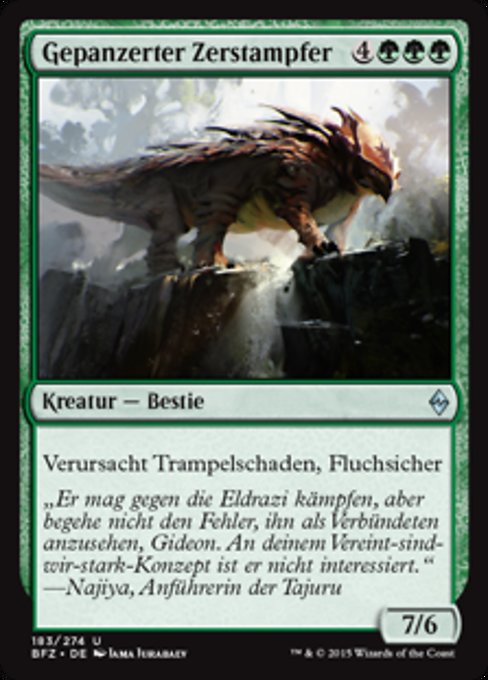 Gepanzerter Zerstampfer