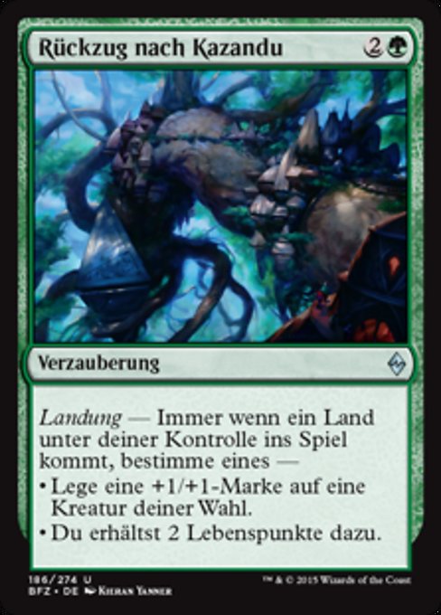 Rückzug nach Kazandu