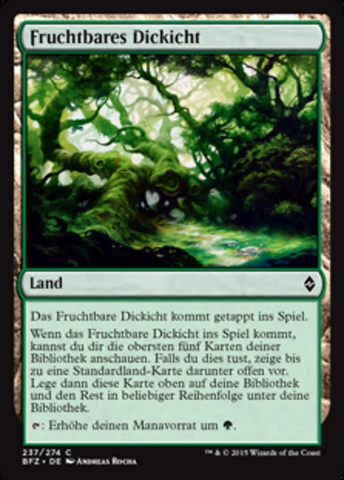 Fruchtbares Dickicht