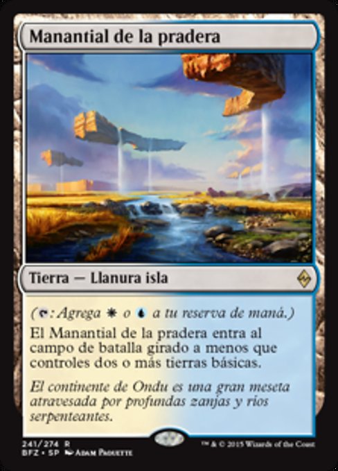 Manantial de la pradera